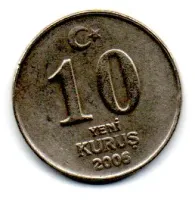 Turquia - 2006 - 10 Kurus