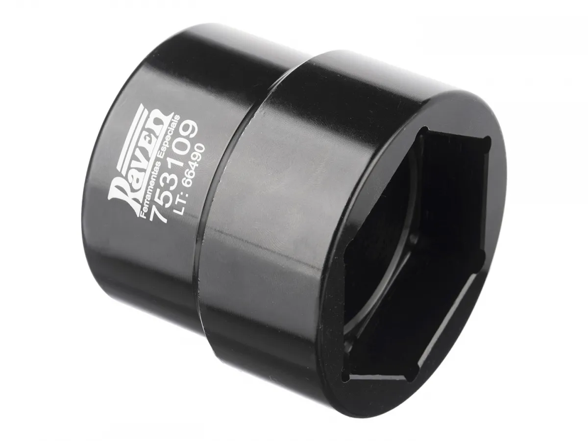 Chave Sextavada 58mm para Porca Externa do Eixo Dianteiro Caminhoes VW Raven 753109 Imagem