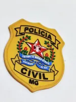 Patch Emborrachado Brasão Polícia Civil Minas Gerais  Color - Foto 2