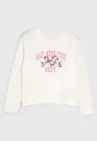 Camiseta Infantil GAP Graphic Design Manga Longa Feminina  - Foto 5