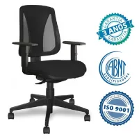 Cadeira Multiregulável NR17 One Masch Eco Base Piramidal com Braços Reguláveis - Foto 3