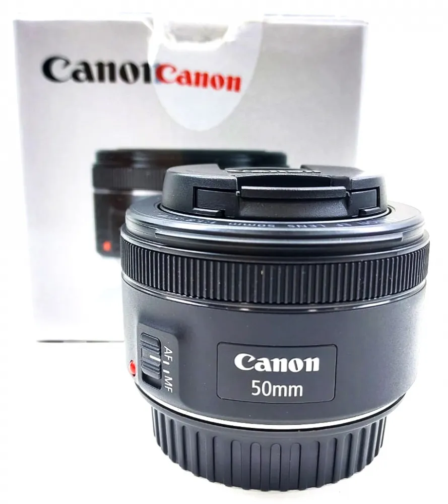 Lente Canon EF 50mm F/1,8 STM - Seminova  - vendida