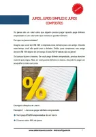 790 - Matemática - Aprendizado Inclusivo - Matemática Financeira - Juros, Juros Simples e Juros Compostos - 7º ano - PDF com 8 páginas - Foto 2