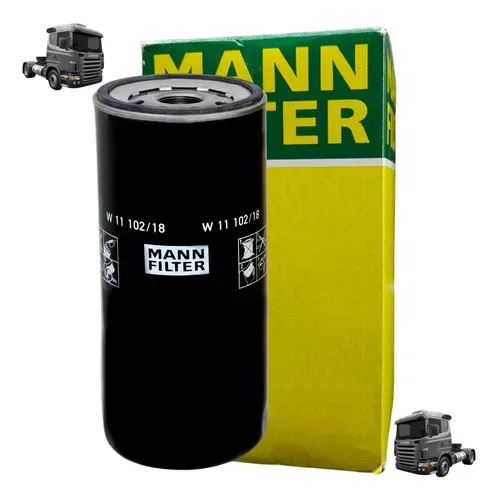 MANN-FILTER W 11 102/18 Filtro de Óleo Mann G 380 2007 a 2011 Imagem