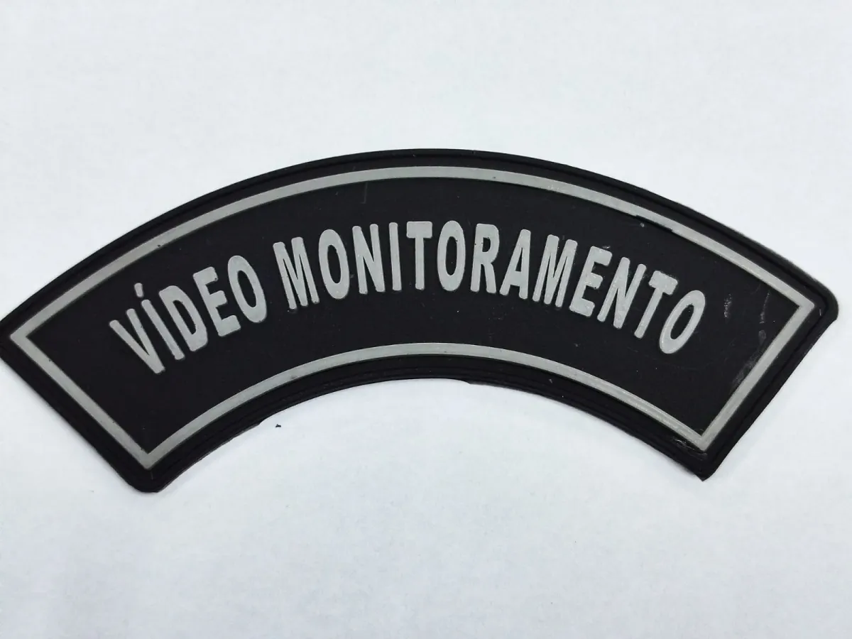 Patch Emborrachado Manicaca Vídeo Monitoramento 