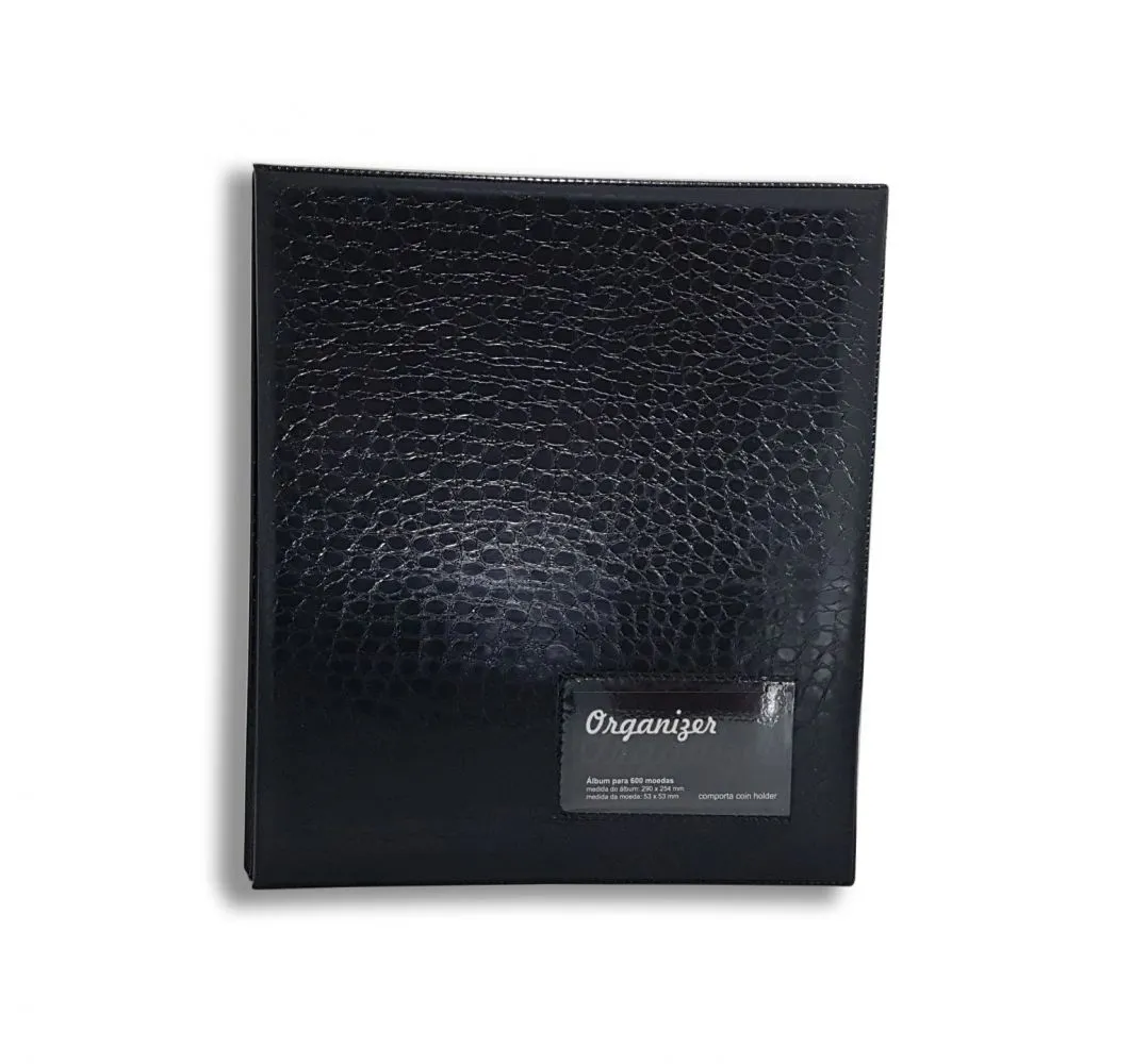 Pasta para 600 moedas - comporta coin holders / Moedas - Folhas Sem Abas