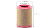 MANN-FILTER C331460/1 Filtro de Ar Mann Fh 420 2012 até 2025 - Foto 2