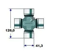 MERITOR 801031 Cruzeta da Junta Universal L 1218 1998 até 2003