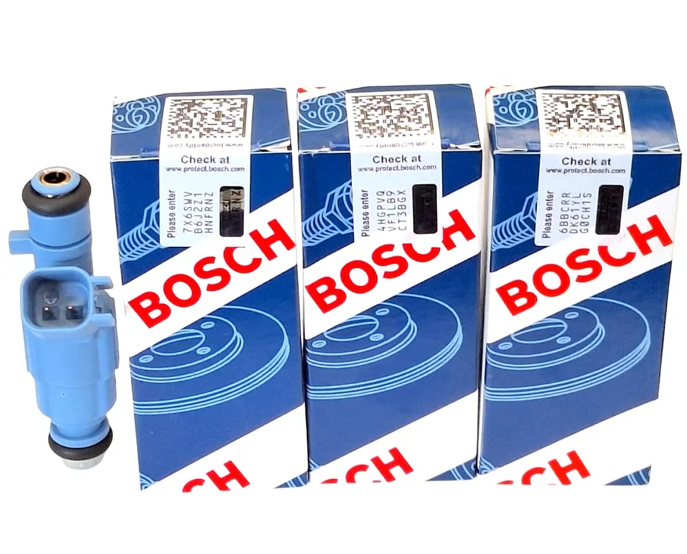 KIT 3 Bico Injetor Bosch Ford Ka 1.0 3cc Flex 2014 a 2021 0280157143