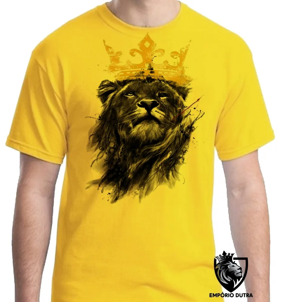 Camiseta Leão Rei tamanho G