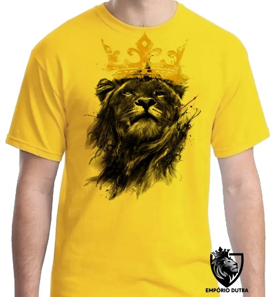 Camiseta Leão Rei tamanho P
