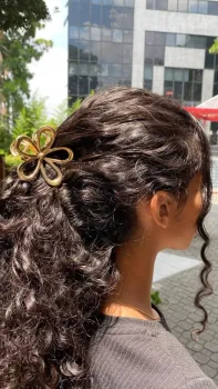 Presilha de Flor Metal - Foto 2