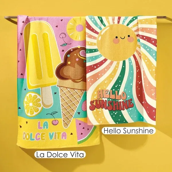 Toalha de Banho Felpuda Infantil la dolce vita Imagem