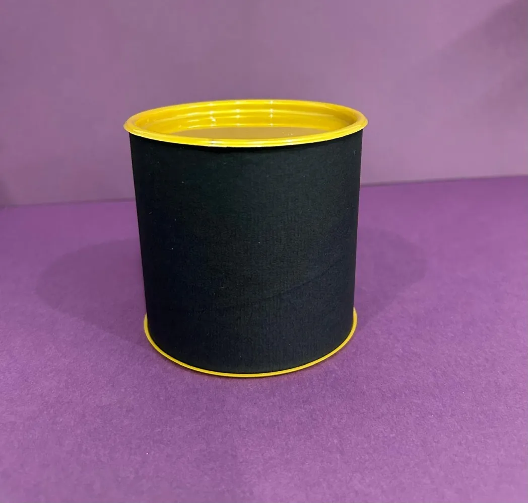 Tubolata Diâmetro 10,0 x 10,0 Altura - C/ Tampa plástica dourada 