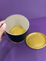 Tubolata Diâmetro 10,0 x 10,0 Altura - C/ Tampa plástica dourada  - Foto 2