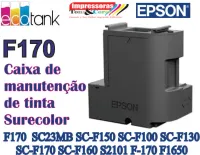 Caixa de manutenção p/ Epson Surecolor F170 SC23MB SC-F150, SC-F100, SC-F130, SC-F170, SC-F160, S2101, F-170, F160, F150