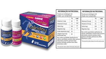 Kit Calciday Cálcio MDK + Colágeno Tipo 2 120 Comprimidos - Foto 2