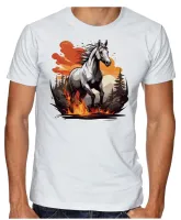 Camiseta adulto ou infantil Cavalo de fogo crioulo raça - Foto 3