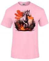 Camiseta adulto ou infantil Cavalo de fogo crioulo raça - Foto 4