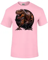 Camiseta adulto ou infantil dinossauro Rex Jurassic - Foto 3