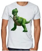 Camiseta adulto ou infantil Rex dinossauro toy story - Foto 2