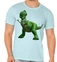 Camiseta adulto ou infantil Rex dinossauro toy story - Foto 3