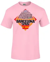 Camiseta adulto ou infantil Barcelona Espanha Lembrança - Foto 5