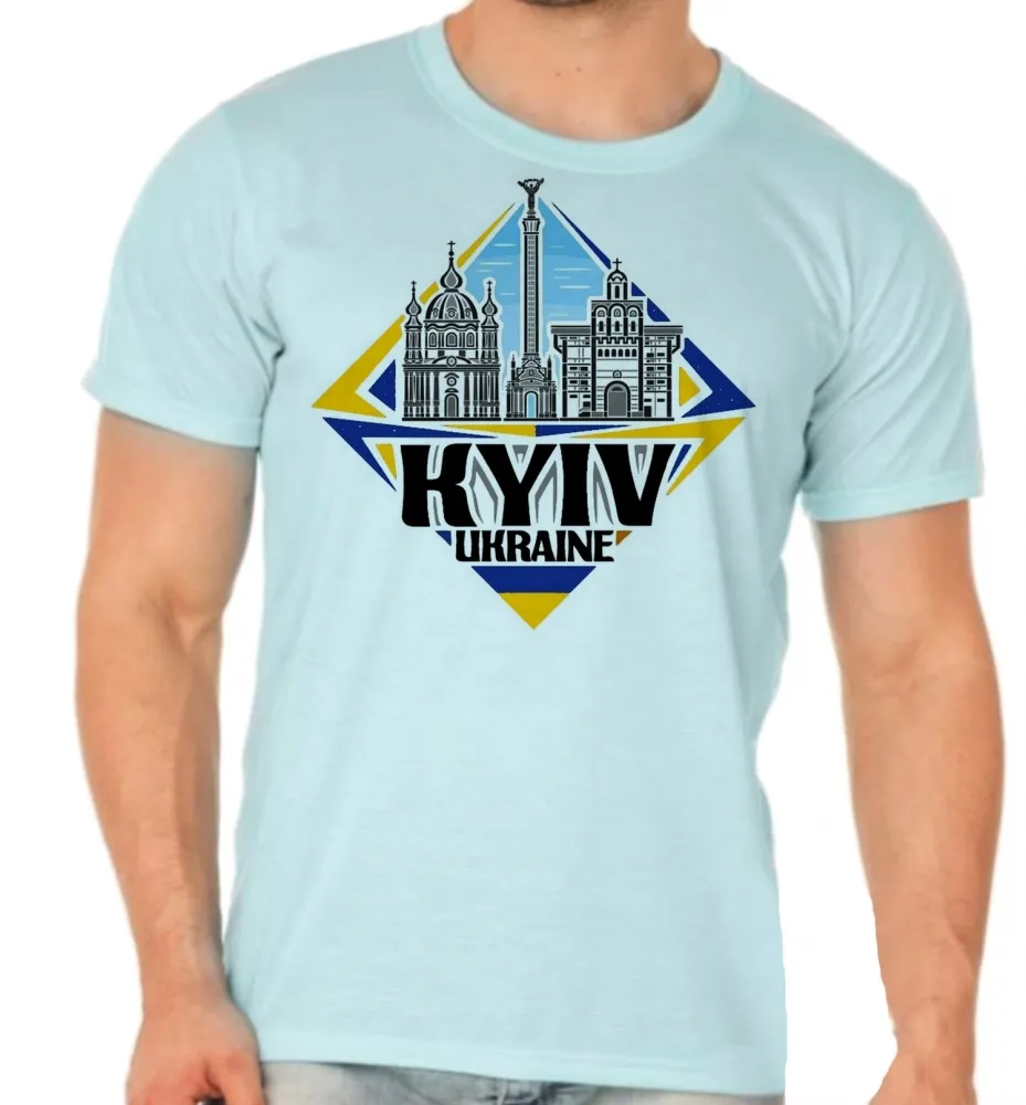 Camiseta adulto ou infantil Kiev Ucrania Lembrança Imagem