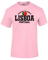 Camiseta adulto ou infantil Lisboa Portugal Europa - Foto 5