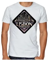 Camiseta adulto ou infantil Lisboa Portugal lembrança - Foto 2