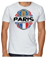 Camiseta adulto ou infantil Paris França Europa - Foto 2