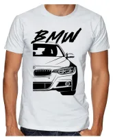 Camiseta adulto ou infantil Bmw 320i carro top do Brasil - Foto 4