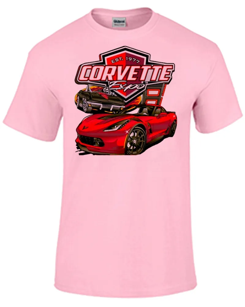 Camiseta adulto ou infantil Corvette carro americano classico Imagem