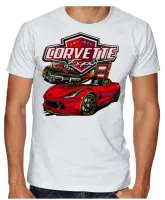 Camiseta adulto ou infantil Corvette carro americano classico - Foto 4