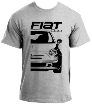 Camiseta adulto ou infantil Fiat 500 carro antigo 1967 - Foto 2
