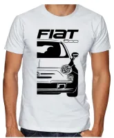 Camiseta adulto ou infantil Fiat 500 carro antigo 1967 - Foto 4