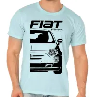 Camiseta adulto ou infantil Fiat 500 carro antigo 1967 - Foto 5