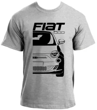 Camiseta adulto ou infantil Fiat 500 modelo novo - Foto 2