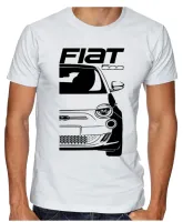 Camiseta adulto ou infantil Fiat 500 modelo novo - Foto 4