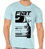 Camiseta adulto ou infantil Fiat 500 modelo novo - Foto 5