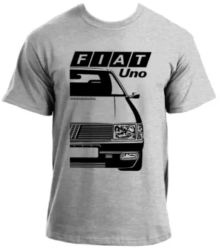 Camiseta adulto ou infantil Fiat uno carro antigo classico - Foto 2
