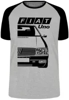 Camiseta adulto ou infantil Fiat uno carro antigo classico - Foto 3