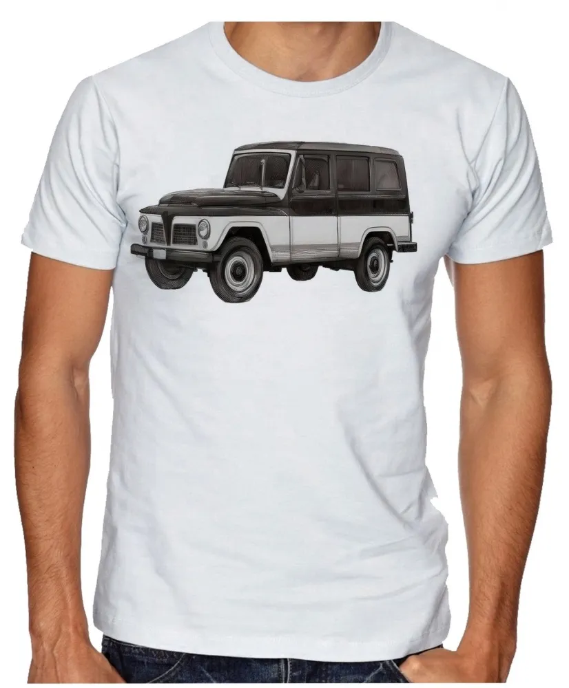 Camiseta adulto ou infantil Ford Rural Willys carro antigo
