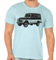Camiseta adulto ou infantil Ford Rural Willys carro antigo - Foto 5
