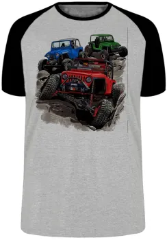 Camiseta adulto ou infantil Jeep off road jipeiro estilo vida