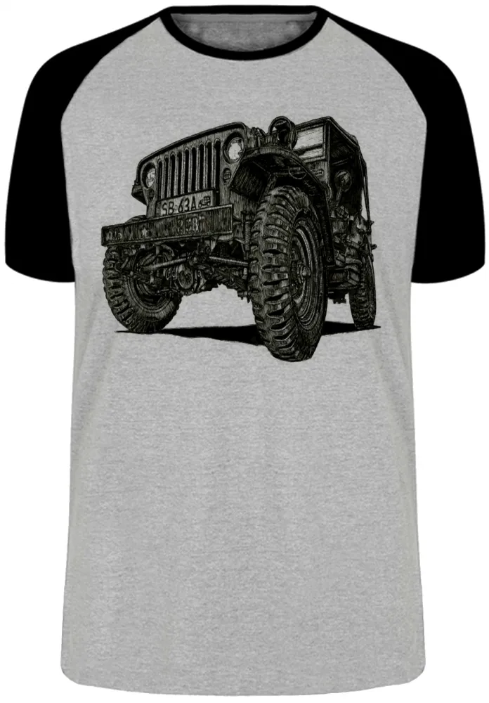 Camiseta adulto ou infantil Jeep Willys off road jipeiro estilo vida
