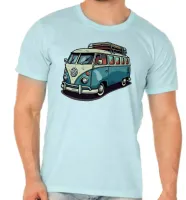 Camiseta adulto ou infantil Kombi carro antigo classico - Foto 5