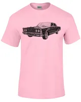 Camiseta adulto ou infantil landau Galaxie carro antigo - Foto 4