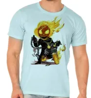 Camiseta adulto ou infantil Motoqueiro fantasma moto bike - Foto 5