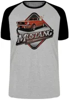 Camiseta adulto ou infantil Mustang carro antigo anos 60 - Foto 3
